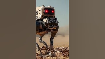 "🔥When robots join the battlefield, even tanks aren’t safe!⚔️🤖 #FutureWar"