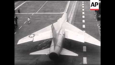 SOMEWHERE AT SEA - CARRIER JETS  - NO SOUND