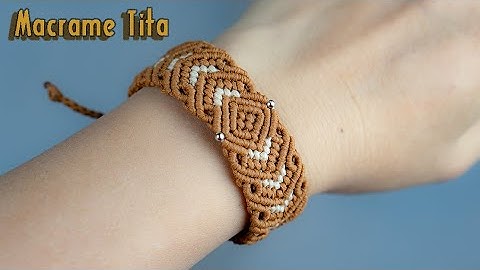 Macrame bracelet tutorial | Step by step Tutorial | Making Bracelet With Beads
