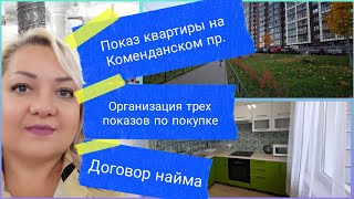 картинка: Показ квартиры на Коменданском, поиск 2ки и договор найма. Всё в один день. 