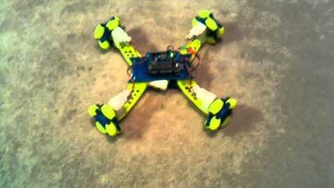 3D printed Omniwheel demo