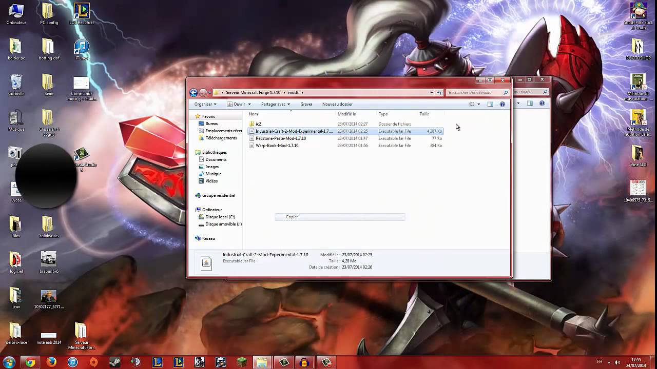 Creer un serveur minecraft 1710
