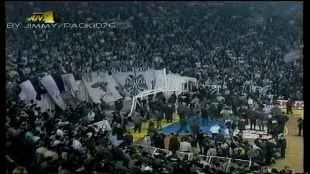 PAOK - BC Žalgiris KAUNAS (104-59, 1995/96 Cup Winners Cup Semif, 2nd leg)