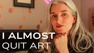 The surprisingly helpful habits that saved my art career | secrets for artists and creatives