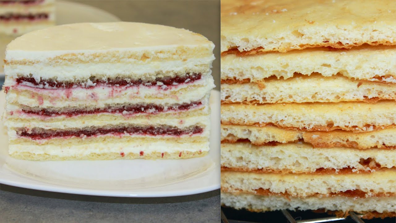 Молочная девочка с вишнёвой начинкой / Самый молочный и сливочный торт / Самый нежный торт / БОМБА!