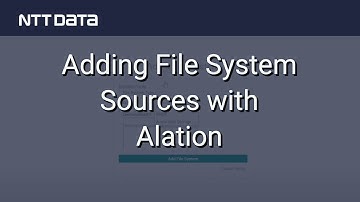 Adding File System Sources with Alation - NTT DATA Databytes - Ep 15