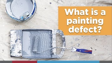 What is a painting defect? 🎨