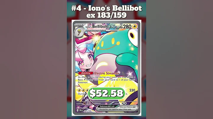 Top 10 Rarest & Most Expensive Pokémon Scarlet & Violet: Journey Together Cards #pokemon #top10