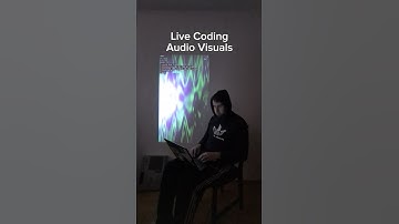 Live Coding Audio Visuals #creativecoding #musicvisuals