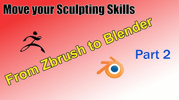 Move your sculpting Skills from Zbrush to Blender Part 2