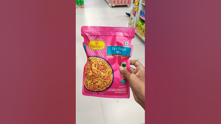 Haldiram's dry fruit mix Namkeen must try