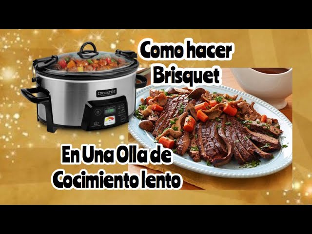 COMO HACER BRISKET EN OLLA DE COCIMIENTO LENTO 