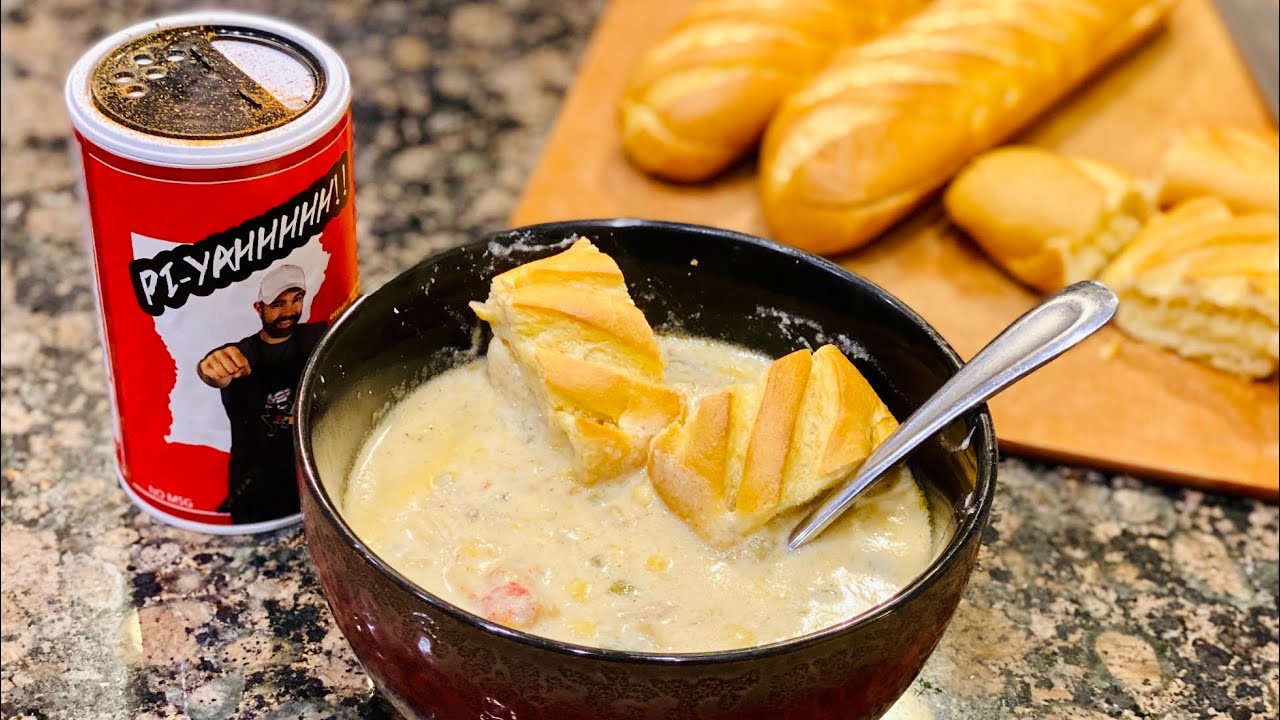 ￼Corn & Crawfish Bisque by The Cajun Ninja