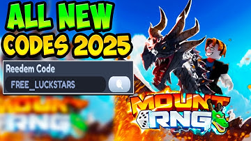 ALL WORKING MOUNT RNG CODES ROBLOX - All New Mount RNG Codes (September 2025)