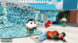 Gta 5 Whatever Shinchan Touch Turns Into Diamonds With Franklin In Gta 5 Gta 5 Mods