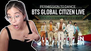 BTS Global Citizen Live “Permission to Dance” REACTION