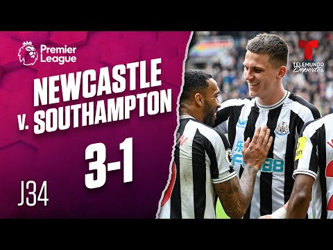Highlights &amp; Goals | Newcastle v. Southampton 3-1 | Premier League | Telemundo Deportes