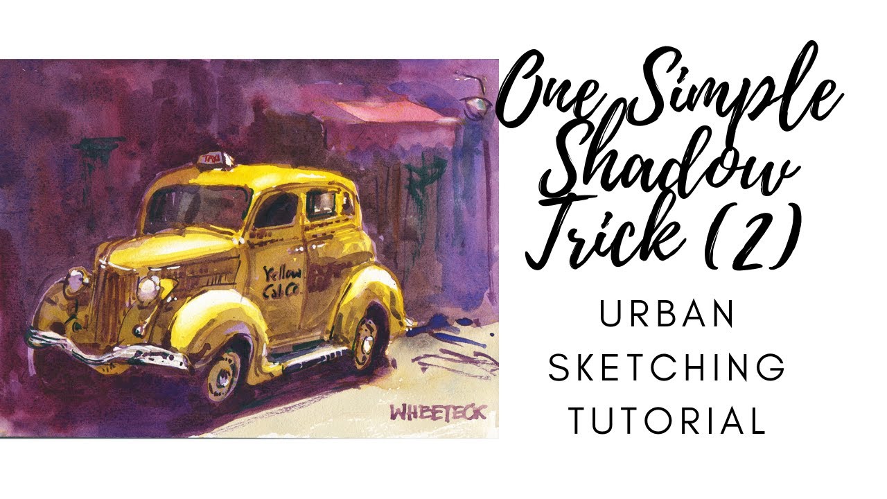 #SHORTS | One Simple Shadow Trick (2) | Urban Sketching Tutorial!!