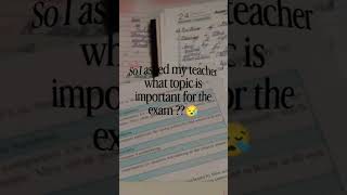 📚 Every Thing Is Important for Exam 😭😂 | CS Student Reality #shorts#trending #new #csstudentlife