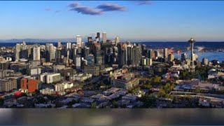 Late spring Seattle sunset