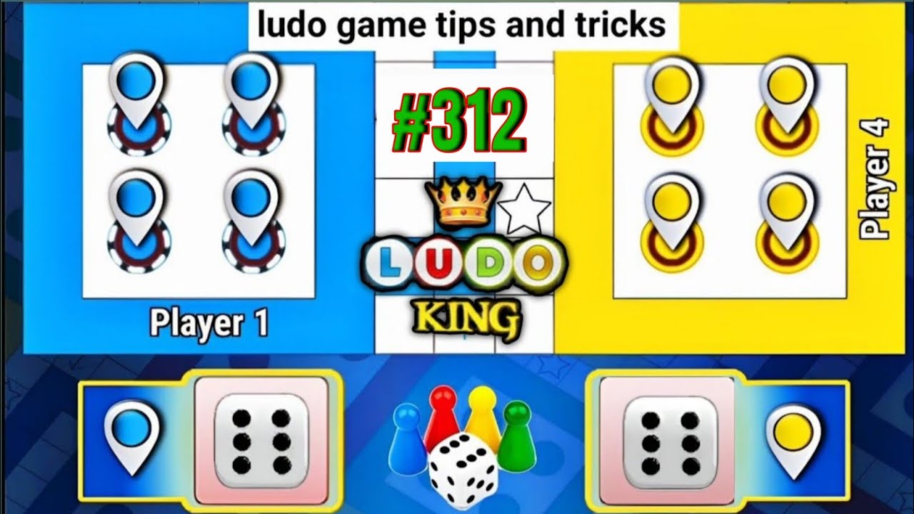 How To Win Ludo King 🤴 | Tricks And Tips Ludo King 😱 | 4 Players Gameplay 👏#312 #gamer
