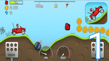 Hill Climb Racing - Gameplay walkthrough part 1 (iOS, Android) #gameplay#gaming#trending