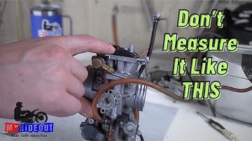 How To Adjust Float On Dirt Bike [With & W/Out Removing Carb]