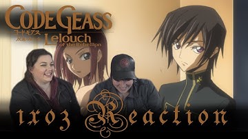 Code Geass 1X03 THE FALSE CLASSMATE reaction