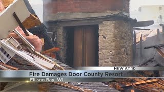 Fire damages Door County resort