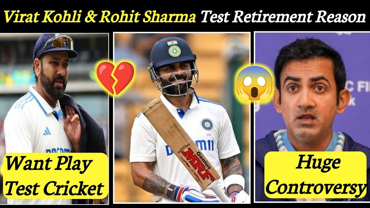 Virat Kohli & Rohit Sharma Not Fit in Test By Goutam Ghambir | Virat Kohli Retirement | Eng vs Ind