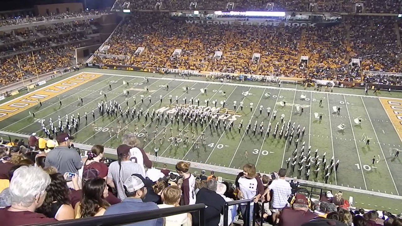 Southern Mississippi Marching Band Half Time Show September 5, 2015