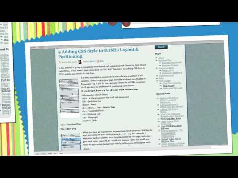 How to CSS Style HTML Pt 5