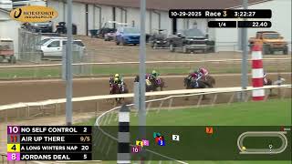 RACE 3 PROGRAM 10 29 2025
