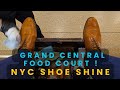 Grand central food court shine     nyc shoe shine
