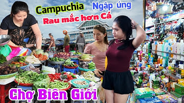 Chợ biên giới Campuchia RAU MẮC HƠN CÁ - Đổ xô đi mua đồ Thái giá có rẻ?
