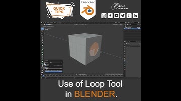 Use of Loop Tool in Blender #Shorts