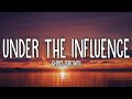 Chris Brown - Under The Influence (sped up/TikTok Remix) (Lyrics)