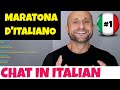 Intermediate Italian: Learn Italian Phrases, Grammar and Comprehension LIVE Marathon (PART 1) [IT]