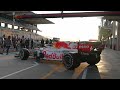 F1 roaring honda v6 single turbo hybrid 15000rpm end off top down force cars full fuel flow