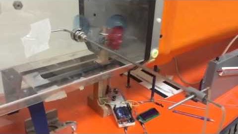 Rotary Encoder Anemometer in Wind Tunnel