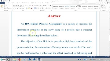 Blue Prism RPA - Interview Questions - What is IPA - 4009 - Aditya RPA Academy BTM Layout