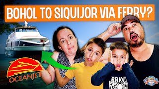 Australian Family TRIES the Bohol To Siquijor Oceanjet FERRY ??| Unexpectedly FUN