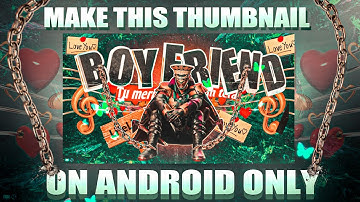 How to make 3D text thumbnail on android | Trending 3D text Thumnail for BGMI Montages like Fringo .