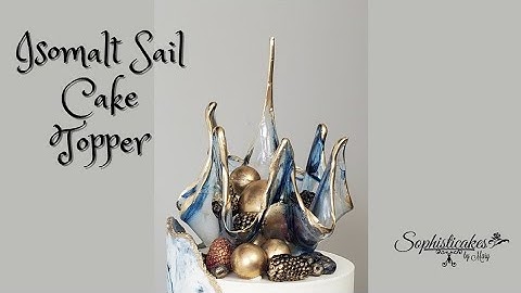 Cake Decorating Tutorial | Isomalt Sail / Bowl Cake Topper