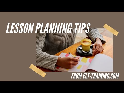 Lesson Planning Tips