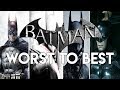 Ranking The Batman Arkham Games From Worst To Best