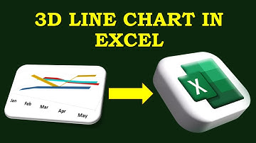 How to create 3D Line Chart in MS Office Excel