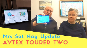 Update On Avtex Tourer Two Satellite Navigation For Motorhomes & Caravans