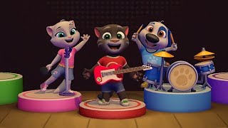 Talking Tom 2025 UPDATE New Foods || Talking Tom Members Sing a song at the end 🔚 screenshot 1