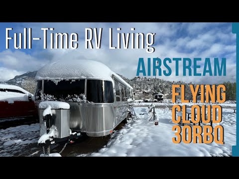 Tour of Airstream Flying Cloud 30RBQ Full-time RV Living with Discover Rescue